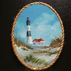 Artisan Painting of Fire Island NY Lighthouse